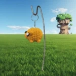 Adventure Dog Crochet Keychain