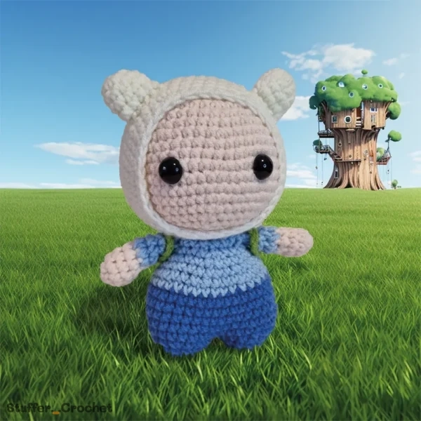 adventure human crochet doll