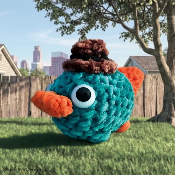 agent platypus crochet doll