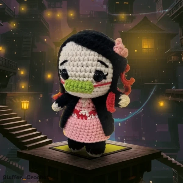 bamboo girl crochet doll