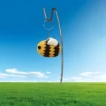 Bee Crochet Keychain
