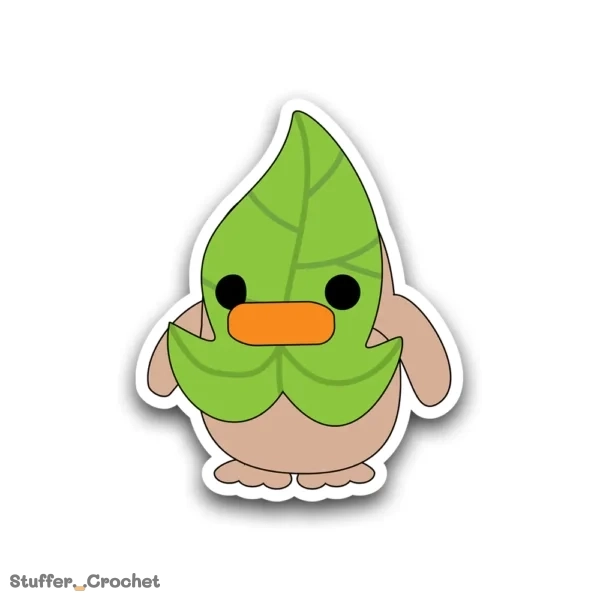 Big Leaf Mask Kapi Sticker