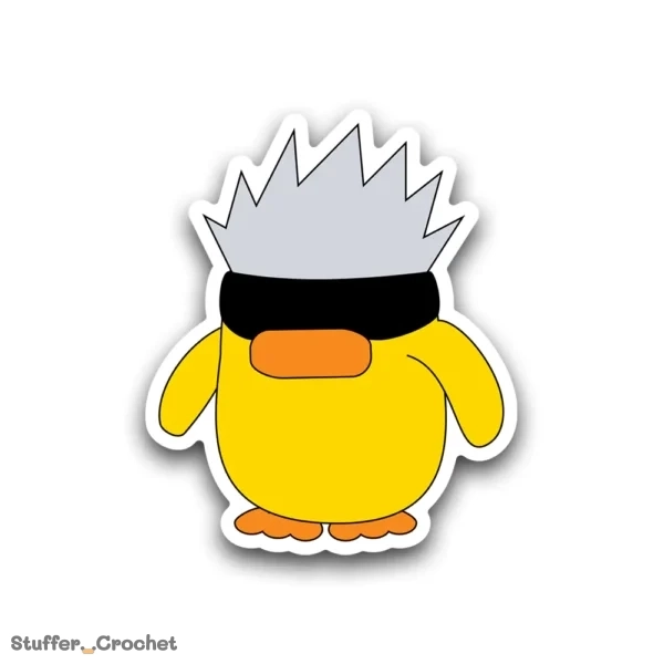 Blindfold Master Duck Sticker