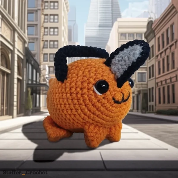 Chainsaw Devil Crochet Doll