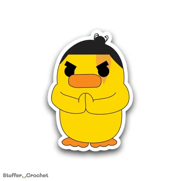 Clap Duck Sticker