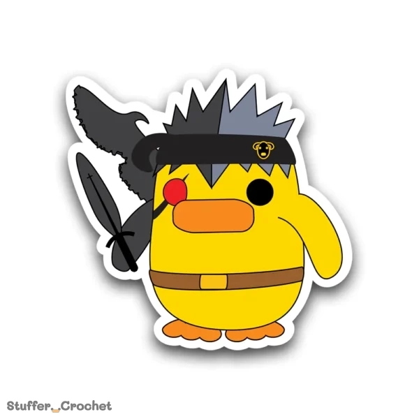 clover swordsman kapi duck sticker