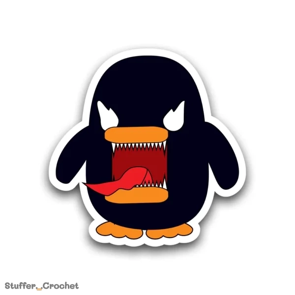 Dark Symbiote Kapi Sticker