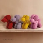 Dog Baloons Crochet Doll
