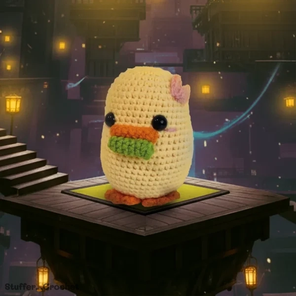 duck bamboo crochet doll