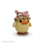 duck boar crochet doll