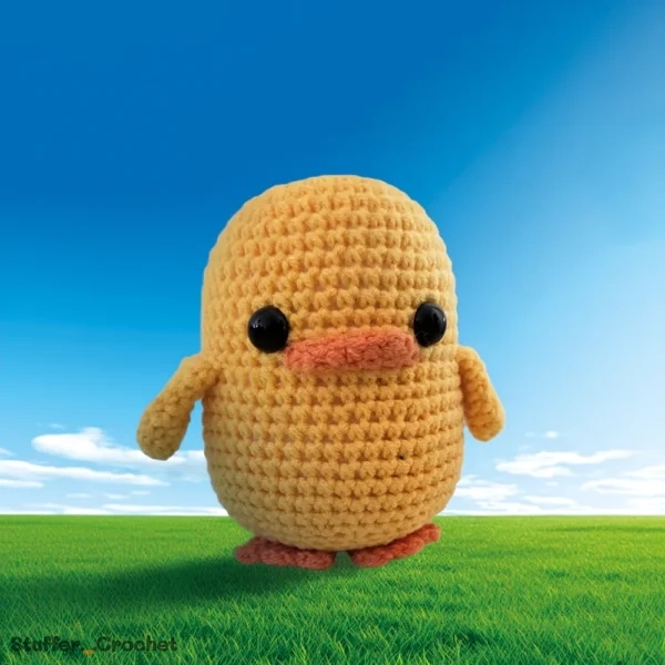 duck crochet doll