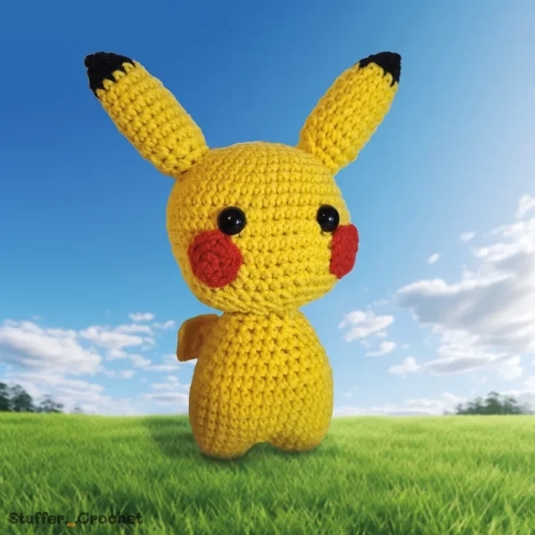 electric mouse crochet doll