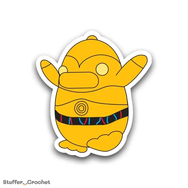 golden protocol piki sticker