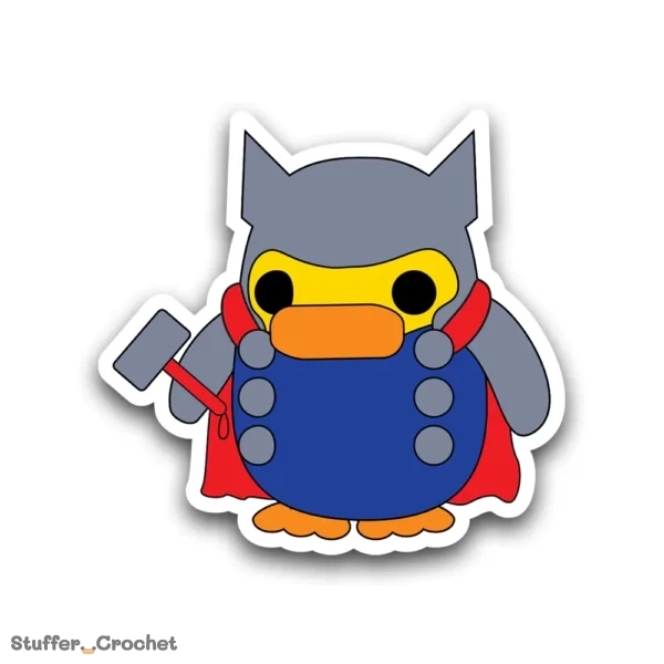 hammer god kapi sticker