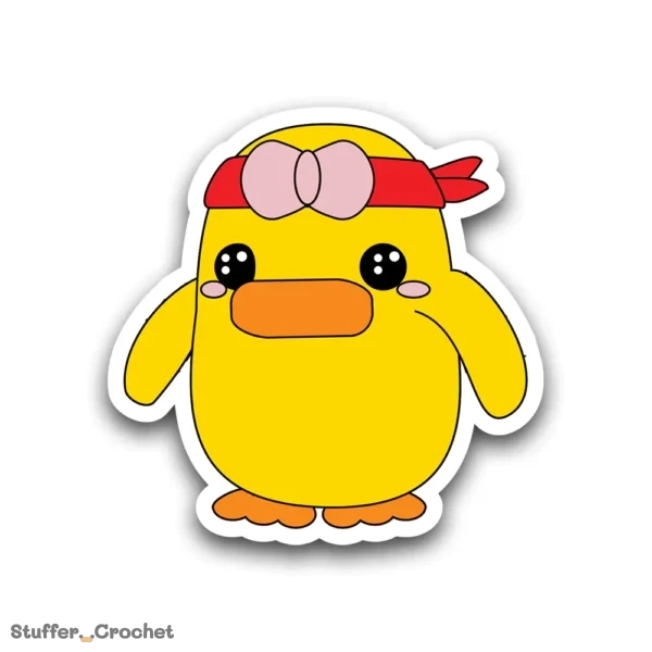 healer ninja riri duck sticker
