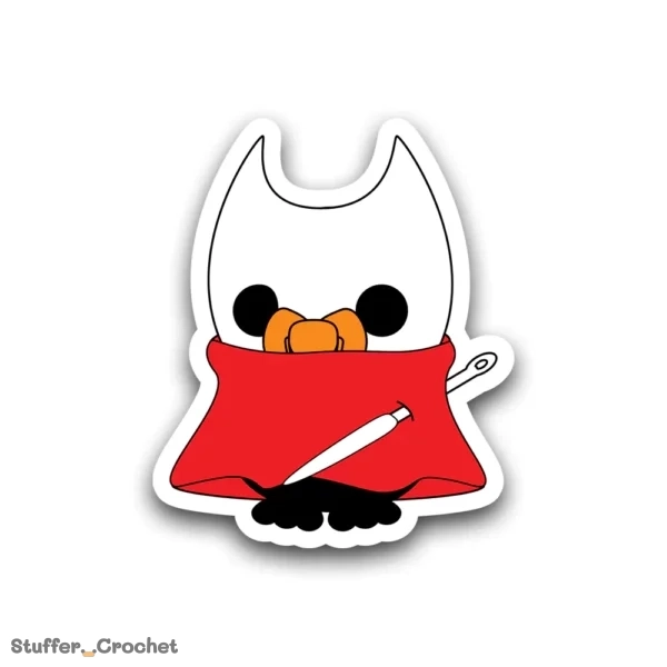 hollow 2 piyo duck sticker