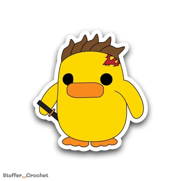 marked kapi duck sticker