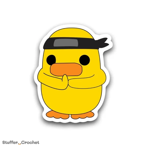 Ninja Jutsu Kapi Duck Sticker