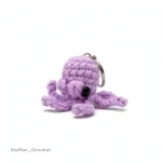 crochet octopus keychain