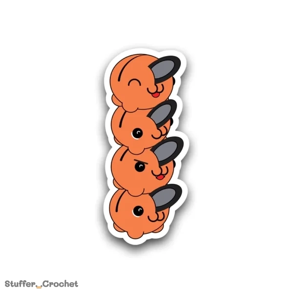 orange devil tower sticker