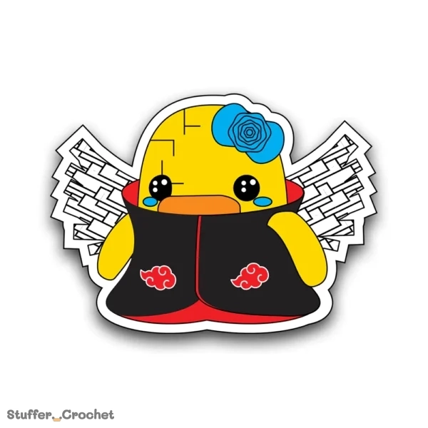 paper wings riri duck sticker