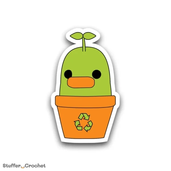 Plant Kapi Duck Sticker