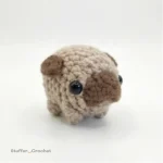 Pug Crochet Keychain