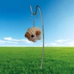 pug crochet keychain