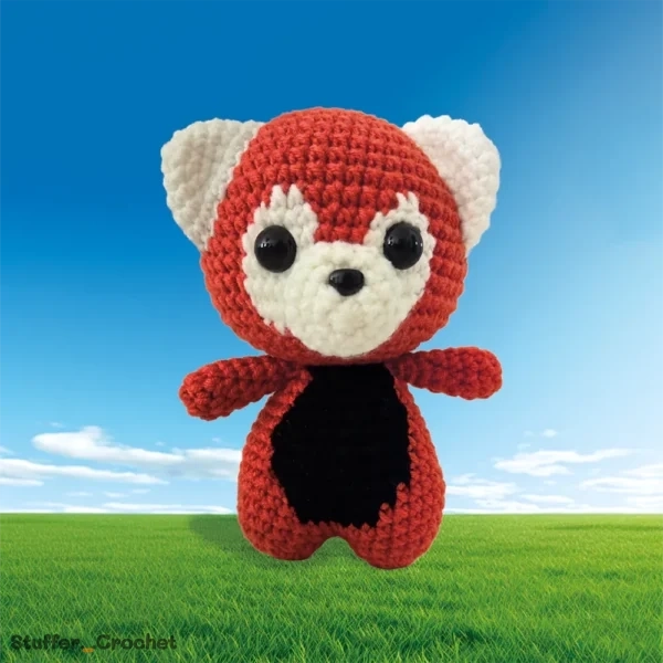 red panda crochet doll2