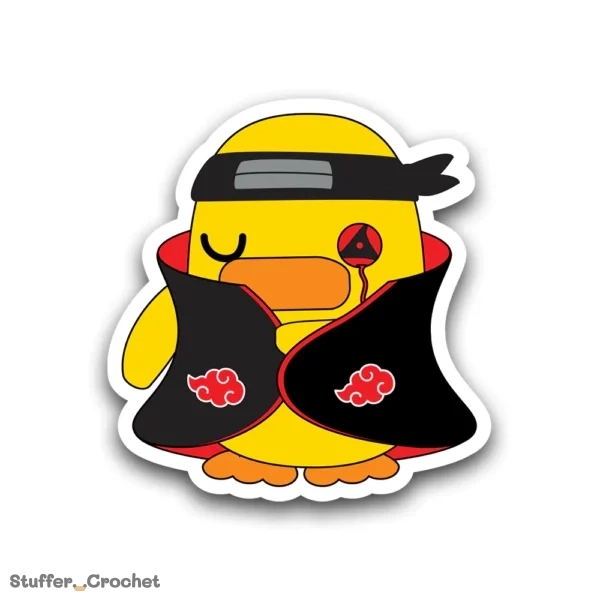 Shadow Eyes Ninja Kapi Duck Sticker