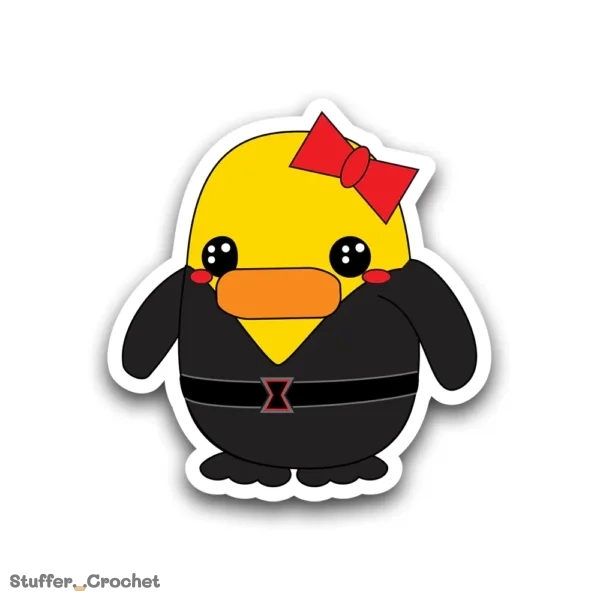 spy widow riri sticker