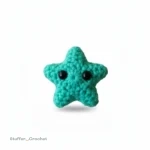 crochet star keychain