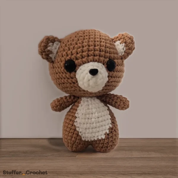 teddy bear crochet doll