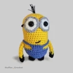 yellow helper l crochet doll
