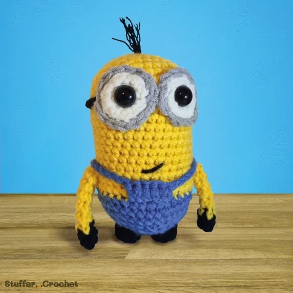 yellow helper l crochet doll