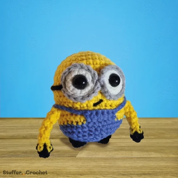 yellow helper s crochet doll