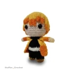 yellow slayer crochet doll