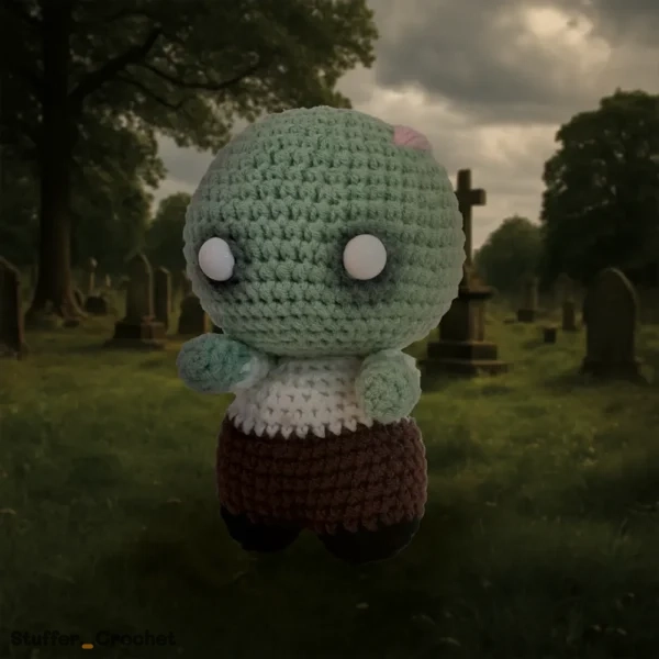 Zombie Crochet Doll