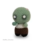 zombie crochet doll