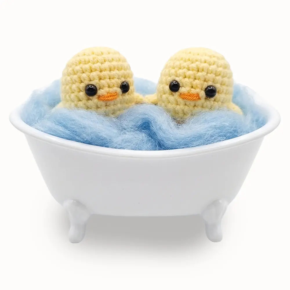 duck doll yarn bath
