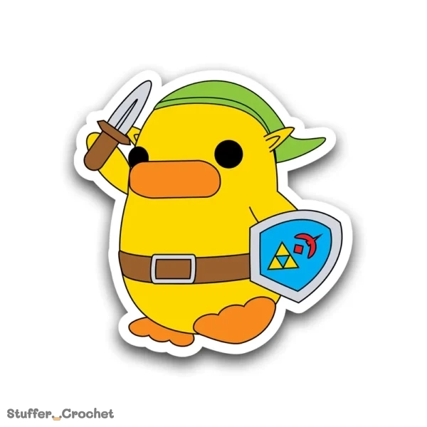 hero sword up piki sticker