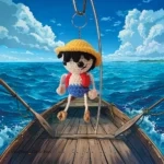 sraw hat crochet keychain3