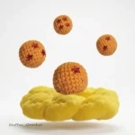 star ball 4crochet keychain